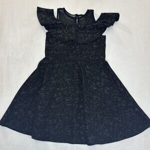 Disney Signed X Mad Engine Exclusive Dress Girls Small Sparkle Black Villain